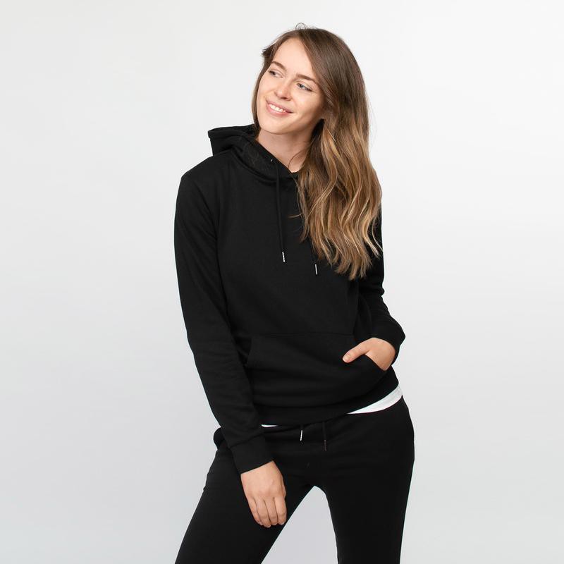 Sweter Polos Wanita Pria HItam size S M L XL XXL XXXL