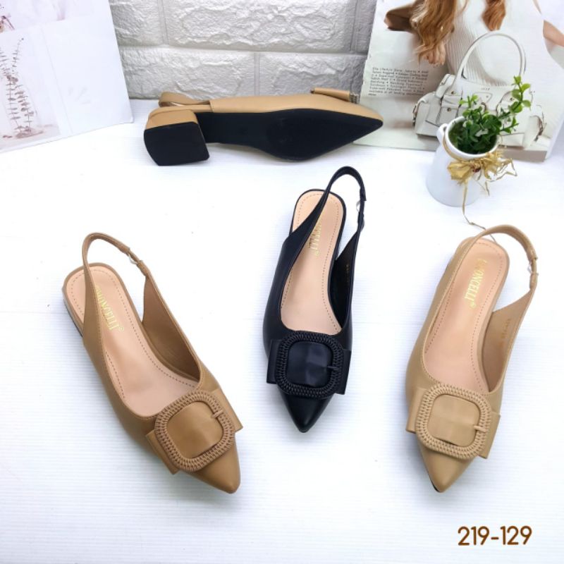 sandal sepatu wanita tumit tahu Simoncelli 219-129