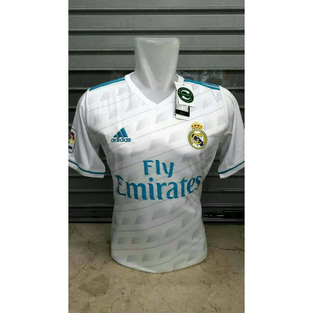 Jersey Baju Bola Real MAdrid Home 17 18 Leaked Grade Ori 2017 2018 Berkualitas