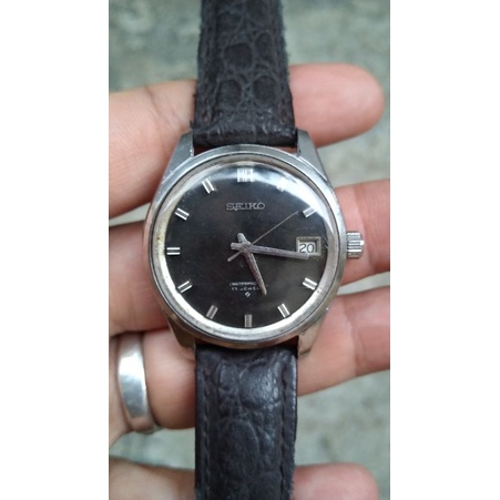 jam tangan seiko 6602 7040 manual wind second bekas vintage original