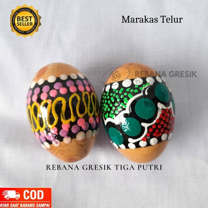 Marakas Egg Shaker Telur Icik Icik Alat Musik Anak Kocok maracas perkusi Mainan Edukatif