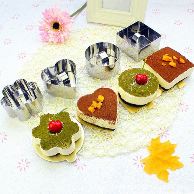 Mousse Cake Mold Stainless Steel Cetakan Mousse Cheese Cake Loyang