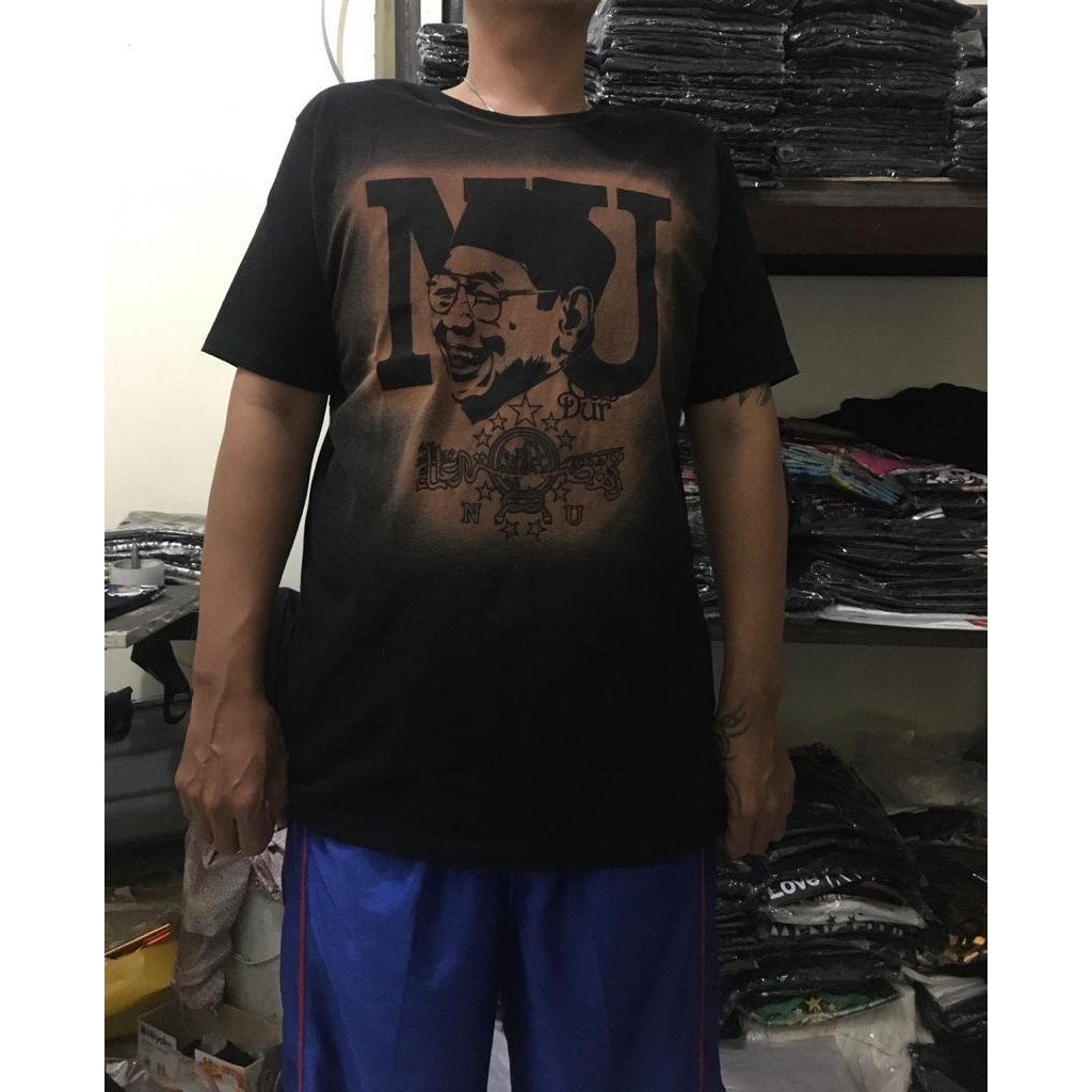 Topmode- kaos dakwah islami/kaos nusantara /kaos pria dewasa abstrak-hitam