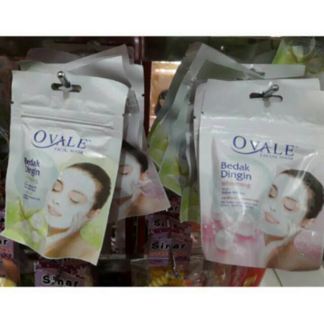 Ovale Bedak Dingin Whitening