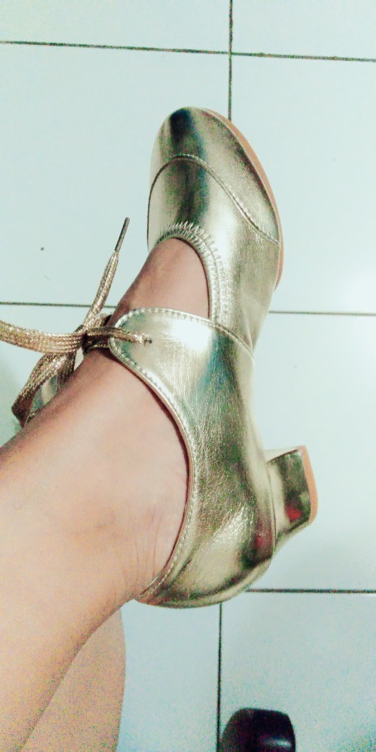 Sepatu Line Dance Wanita Oxford Tali