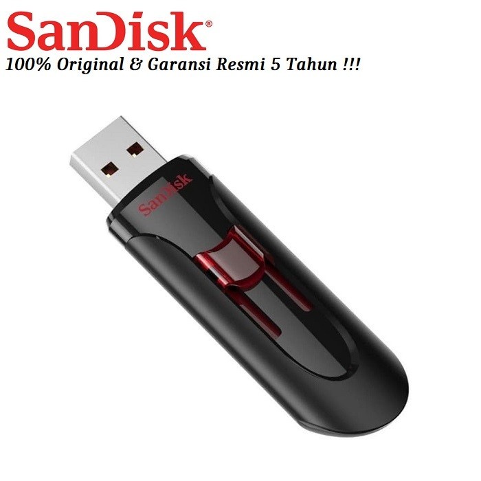 Flashdisk Sandisk Cruzer Glide CZ600 USB 3.0 - 16GB/32GB/64GB/128GB/256GB