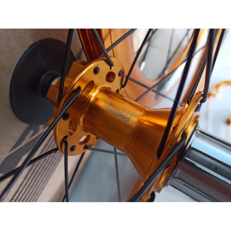 wheelset raze pro ukuran 20 murni 406 jangkrik rengket disc brake