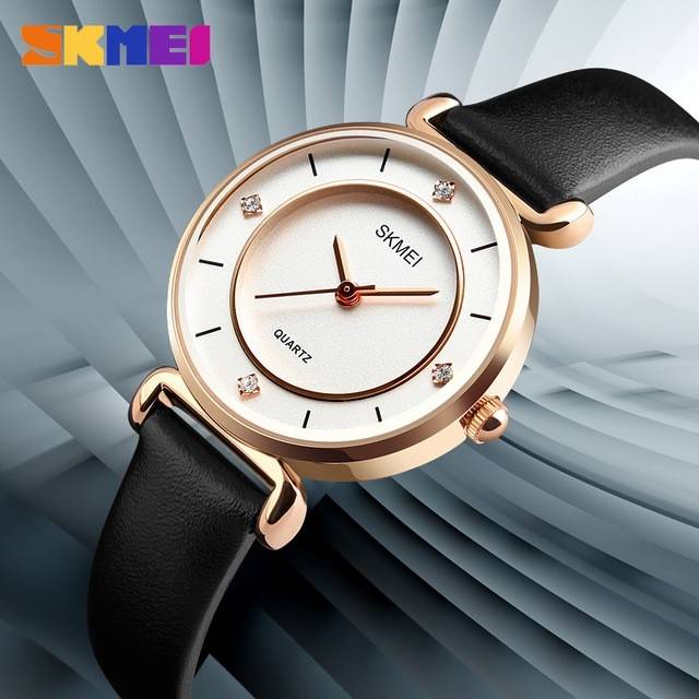 Original Jam Tangan Wanita / SKMEI 1330 Analog Leather / Jam Tangan Wanita Analog Original / SKMEI