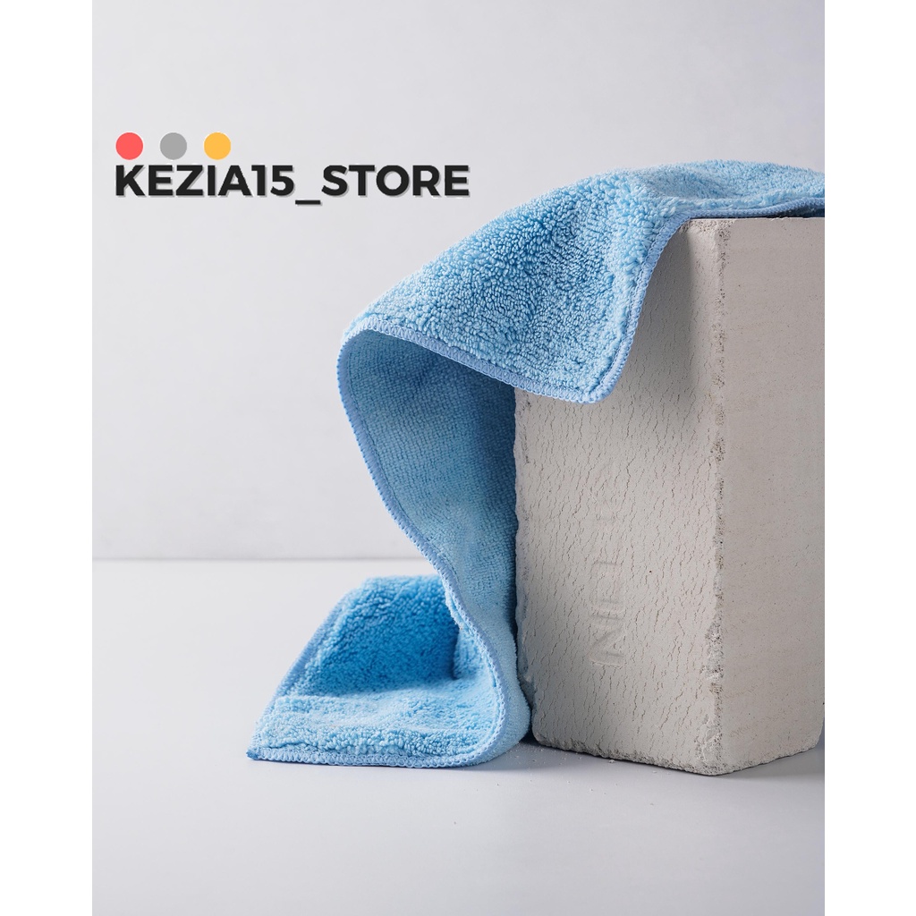 LAP DAPUR PLUSH CLOTH BAHAN MICROFIBER 2 SISI 40x40 400GSM KAIN LAP MICROFIBER BAHAN PREMIUM QUALITY