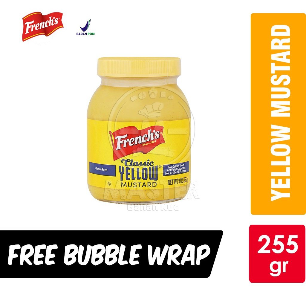 

French's American Classic Yellow Mustard [Botol Kaca 255 gr]