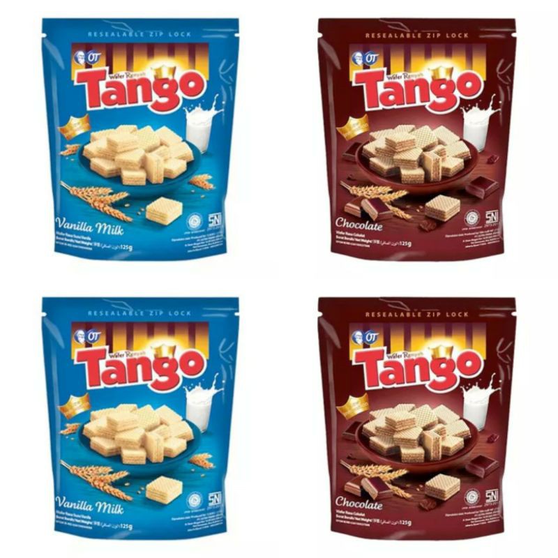 

Tango wafer chocolate / vanilla pouch 100 gram