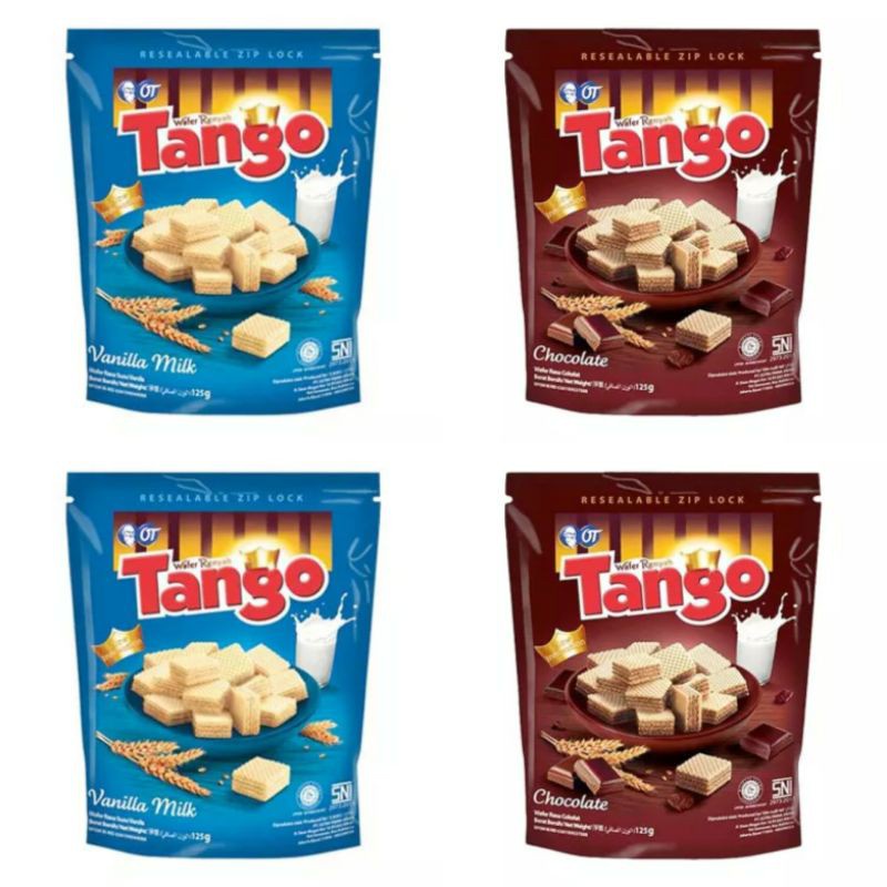 

Tango wafer chocolate / vanilla pouch 100 gram