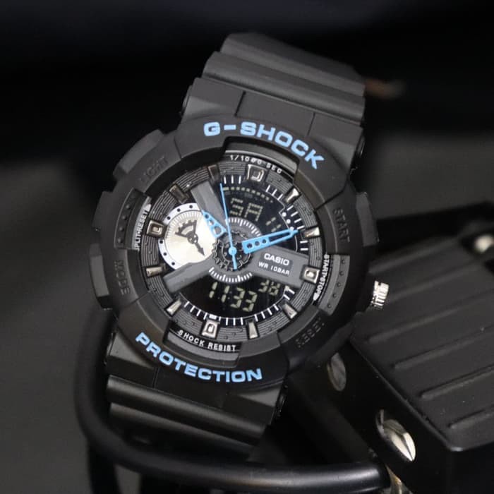 TERMURAH jam tangan casio gshock ga110 g shock ga 110 list biru Murah