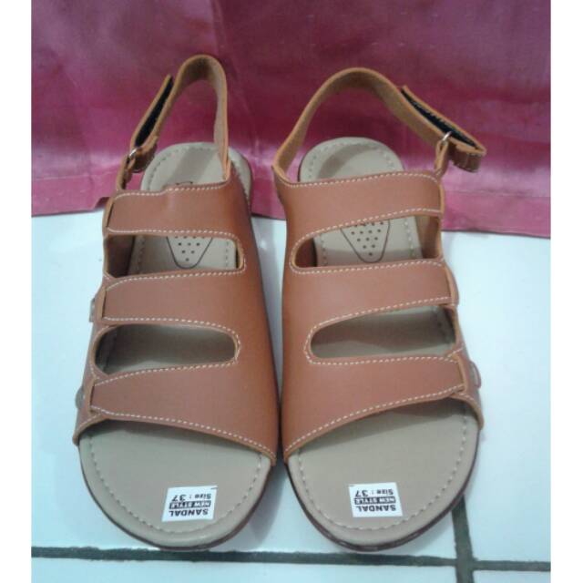 Sandal ROSTA wanita Tali kokop sol 3 cm