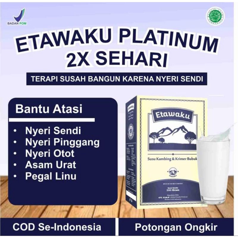 

Etawaku Platinum Original Susu Kambing etawa
