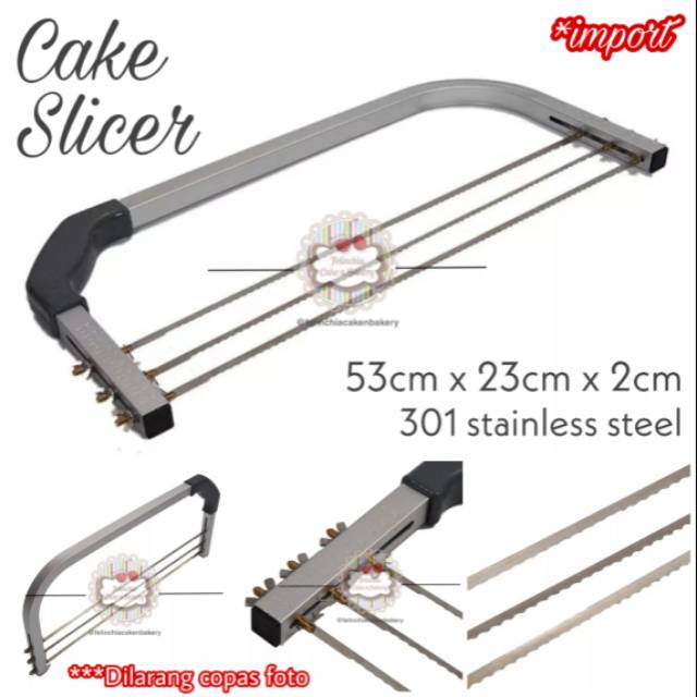 ALAT POTONG KUE CAKE SLICER CAKE LAYER PISAU KUE BERLAPIS IMPORT