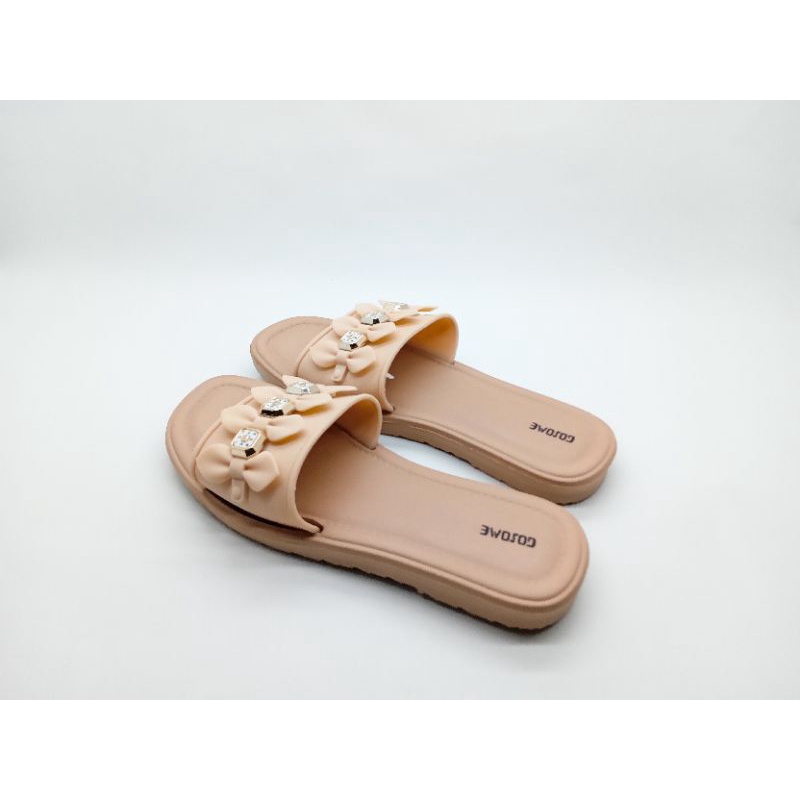 SANDAL SELOP WANITA GOSOME MOTIF JAM TERBARU / SANDAL SLIP ON GOSOME / SANDAL SELOP WANITA / SANDAL KOKOP WANITA / SANDAL CASUAL WANITA / SANDAL TRENDY WANITA / SANDAL SANTAI / SANDAL CANTIK / SANDAL RUMAH / SANDAL SELOP JELYY /SANDAL ANAK-ANAK / GOSOME