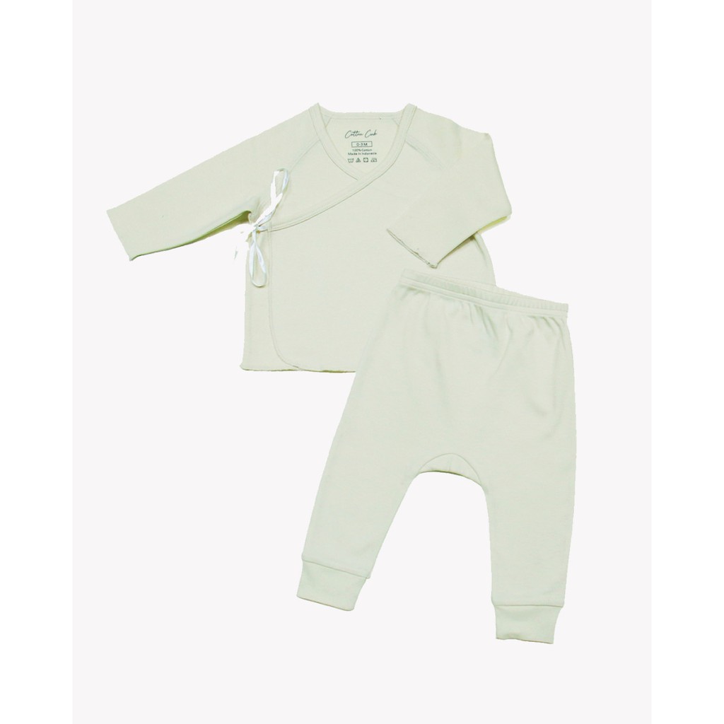 Cotton Cub Kimono and Pants Set - Baju Anak Bayi Balita Bahan Katun Halus Celana Panjang Set Tidur