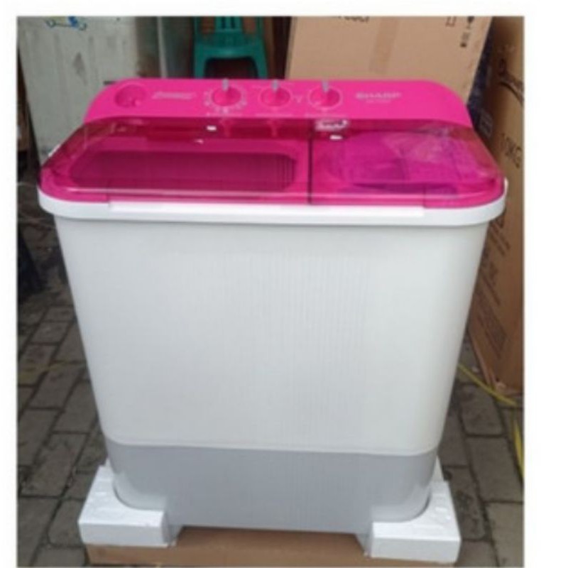 MESIN CUCI SHARP ES NT75NT 2 TABUNG 7 KG