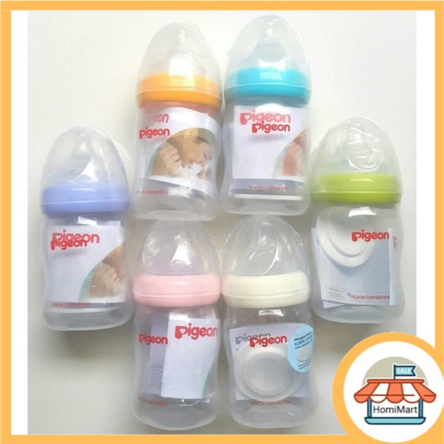 Pigeon Botol Wide Neck Peristaltic Plus Peristaltik Plus 160 ml BPA Free Tanpa Dos