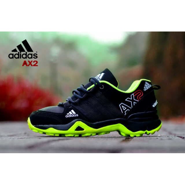 SEPATU ADIDAS AX2 RUNNING HITAM STABILO SEPATU LARI SHOES SEPATU CASUAL OLAHRAGA GYM SEPATU PRIA ADI