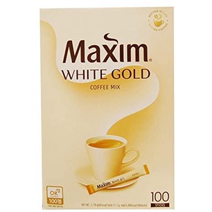 

MAXIM COFFEE WHITE GOLD 100PCS