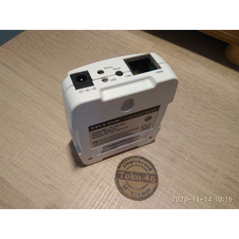 Tp-link TL-PS110U Print Server PS 110U PS110 U PS 110 U Single USB Print Server 2.0 Port Fast Ethern