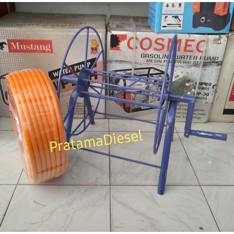 Paket (2in1)Alat gulungan selang +Selang 50meter