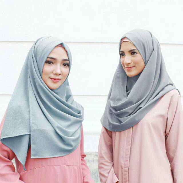 Hijab Pashmina Instan size M Jilbab Pasmina Instant 