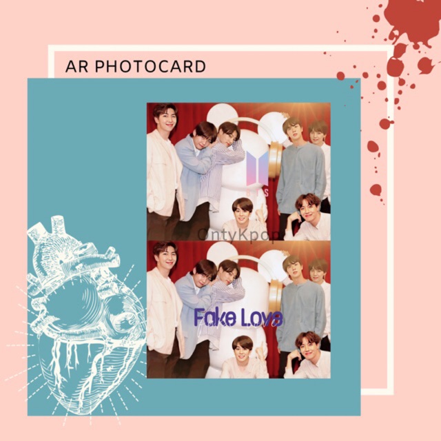 AR Photocard BTS (unofficial merchandise)