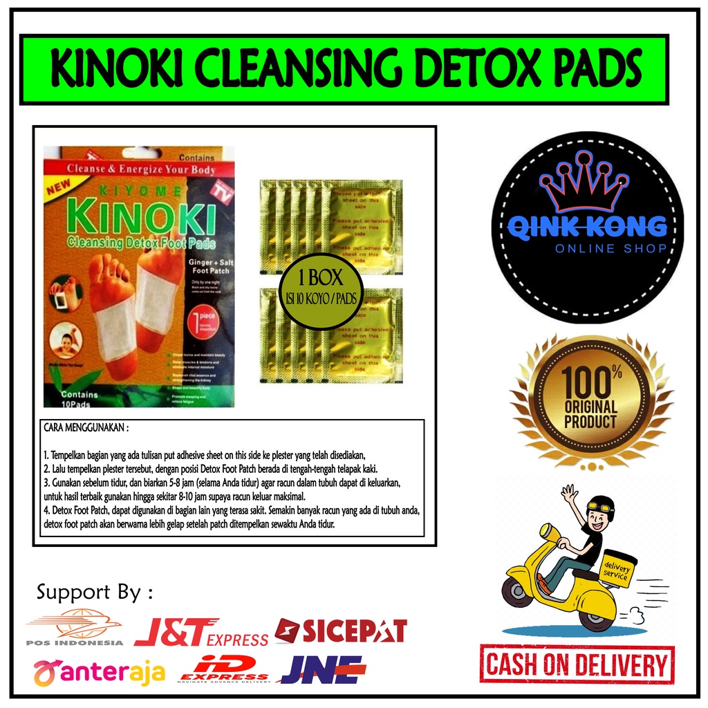 KINOKI gold emas koyo kaki Herbal detox asli original
