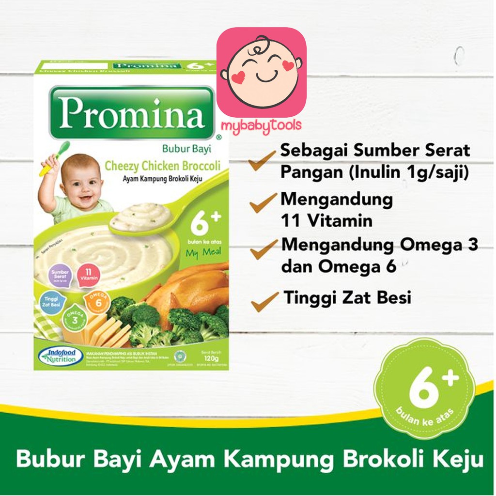 PROMINA BUBUR CEREAL BUBUR BAYI 6+ BOX 120GR PROMINA BC MPASI