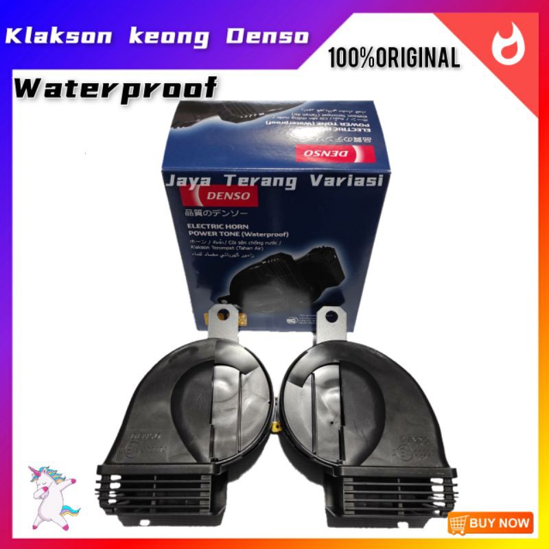 Klakson Denso 12V Keong WATERPROOF 100%ORIGINAL 61107