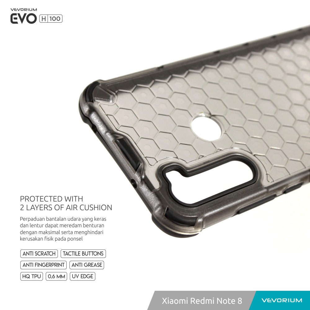 VEVORIUM EVO H100 Xiaomi Redmi Note 8 Hybrid Hard Case Hardcase