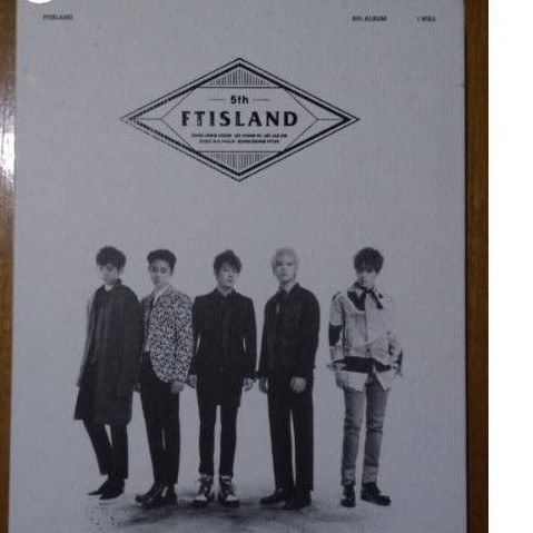 Like New PL KPOP FTISLAND I WILL Album + Poster