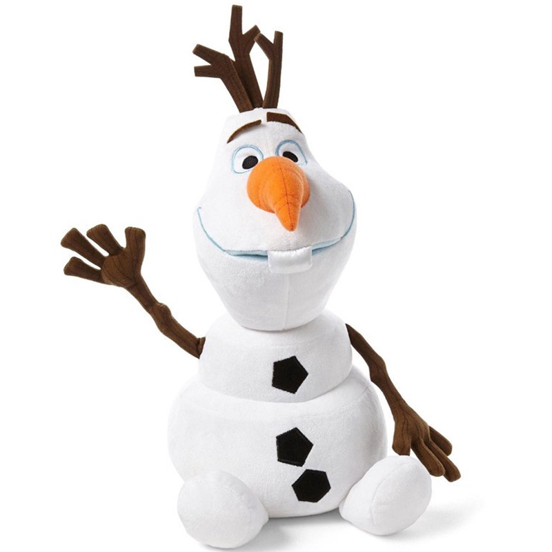 Boneka Plush Model Olaf Snowman Lucu Ukuran 50cm untuk Hadiah Natal