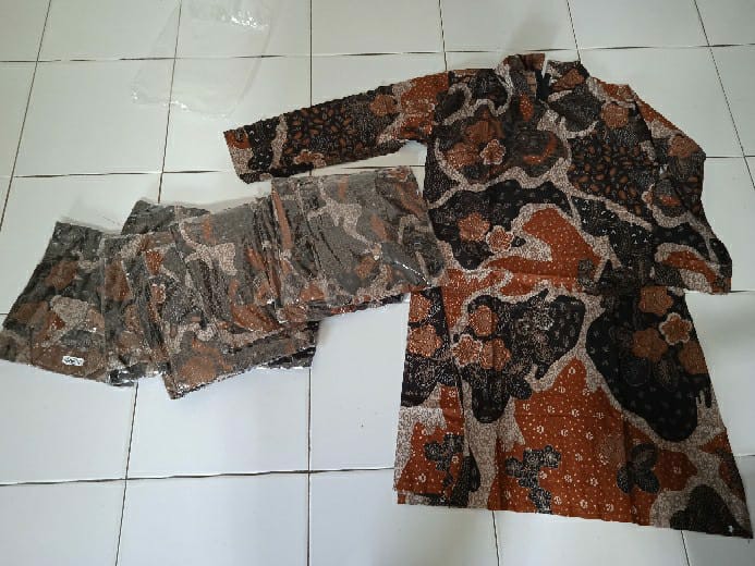 Emhabatik | Jumbo Tunik Batik Wanita Emhabatik Seragam Terlaris