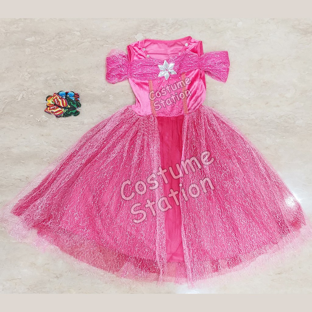 Kostum Putri Aurora / Costume Disney Princess Aurora anak perempuan