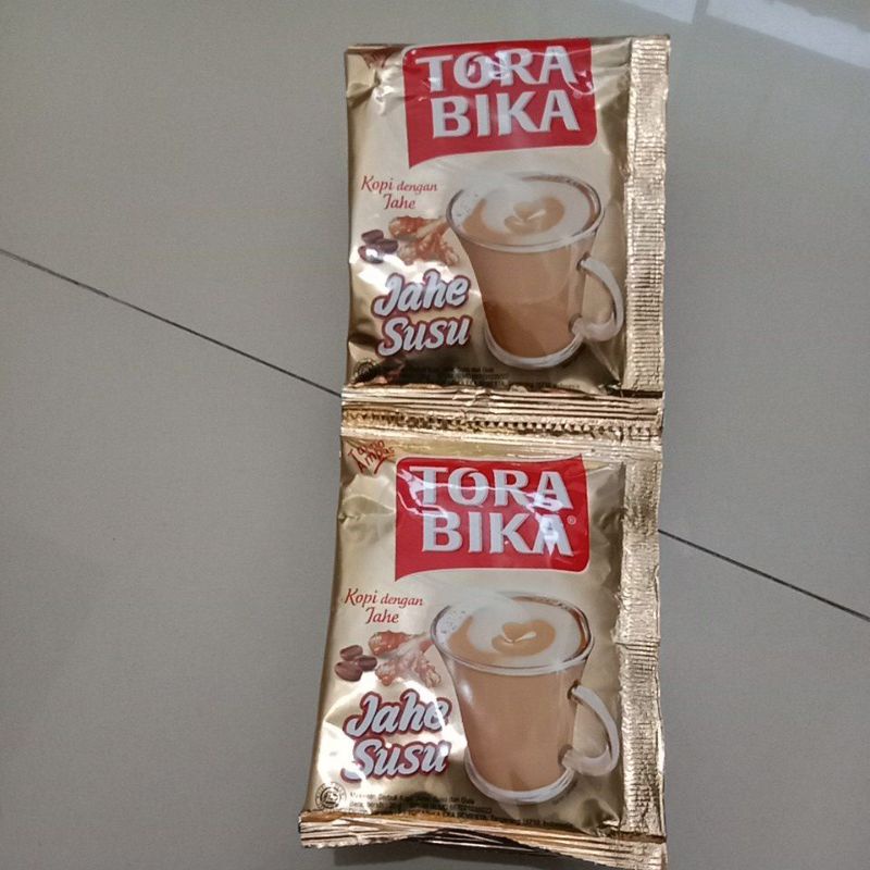 

Tora bika jahe susu 1 renceng isi 10 20g