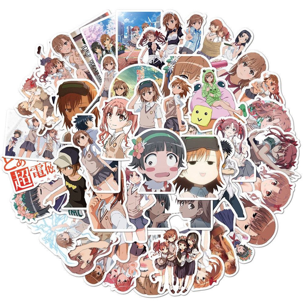 TKR001 – Sticker / Stiker Anime Jepang Toaru Kagaku no Railgun