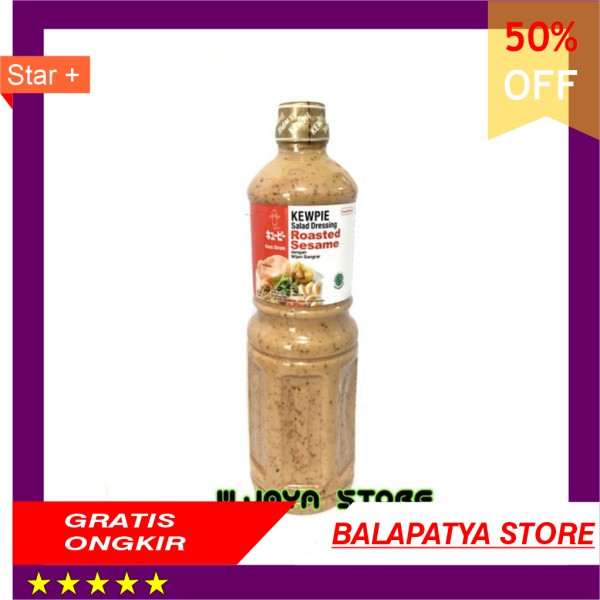

HOT PROMO !!! Kewpie Salad Dressing Roasted Sesame-Salad Dressing Wijen Sangrai 1Lt