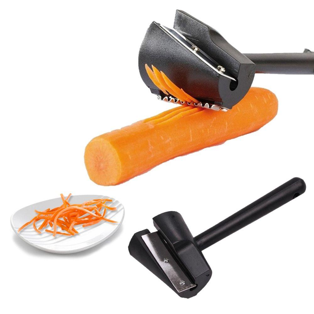 REBUY Wave Type Vegetable Tools Potato Kitchen Accessories Fruit Vegetable Slicer Kitchen  Supplies Carrot Peeler Shredder Roll Flower Decorative Carrot Curler Spiral Shred Cutter/Multicolor