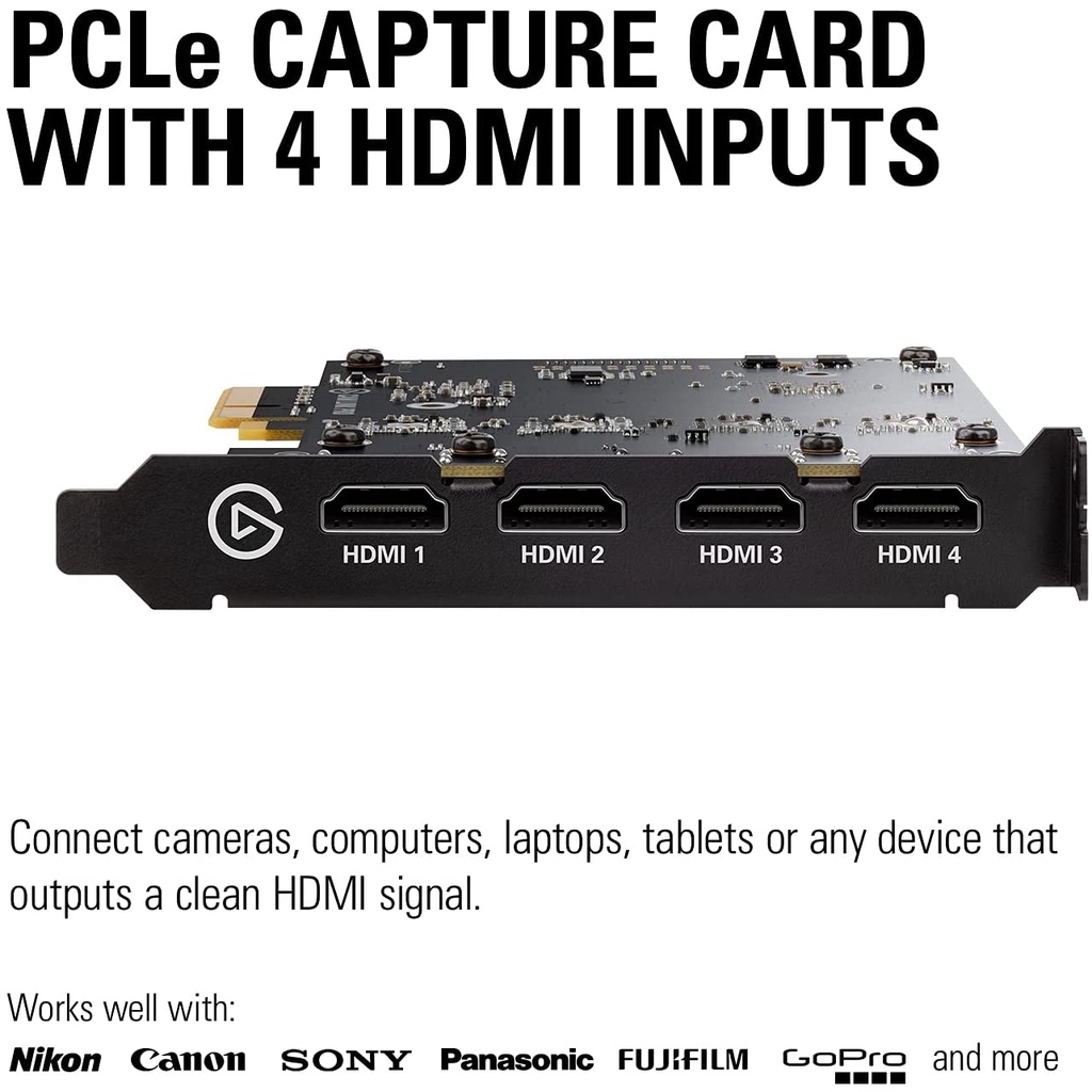 Elgato Cam Link Pro 4K via DSLR, Computers, Laptops, Camcorder-2
