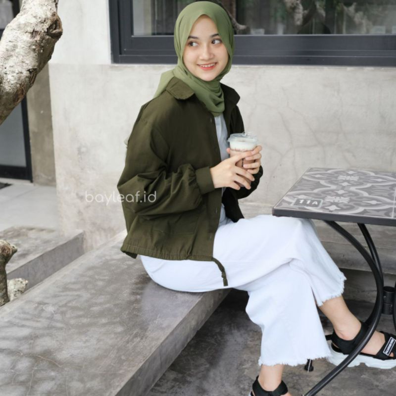 Bayleaf.id Khanza Coat Jaket Wanita