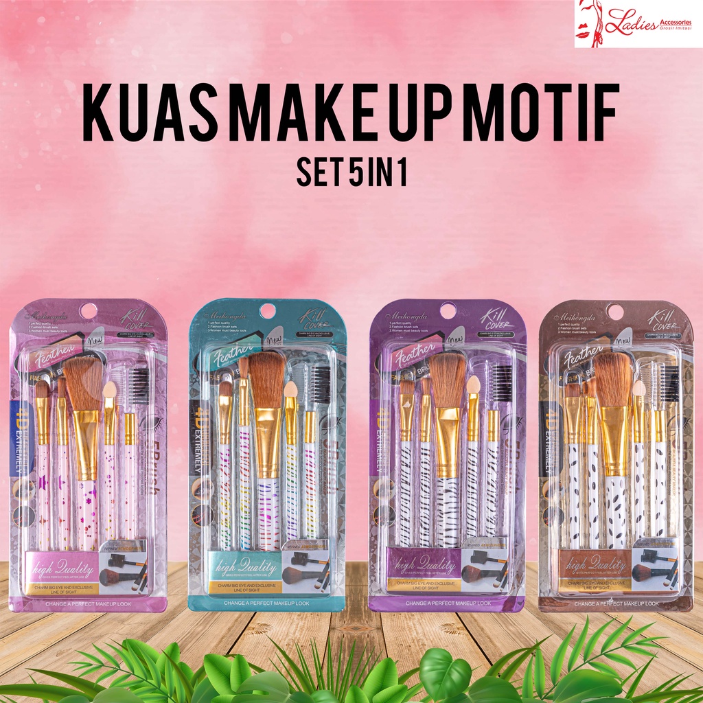 Kuas Make Up Motif 5in1 (A24)