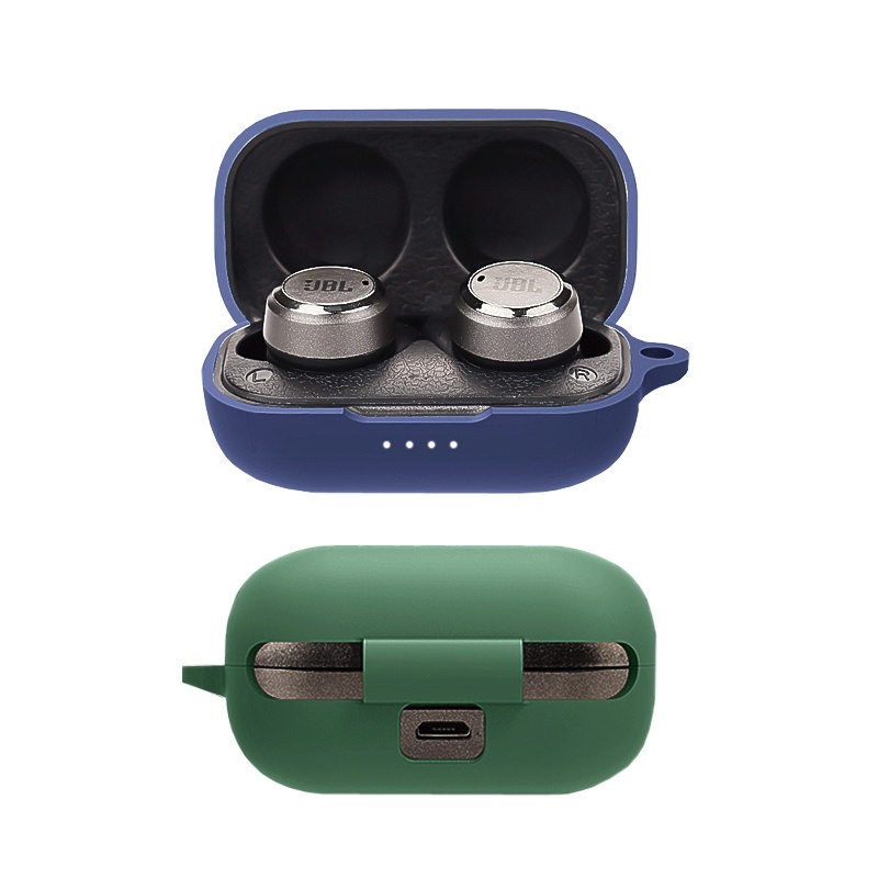 Case Silikon Dengan Strap Jari Anti Jatuh Untuk Earphone JBL T280TWS