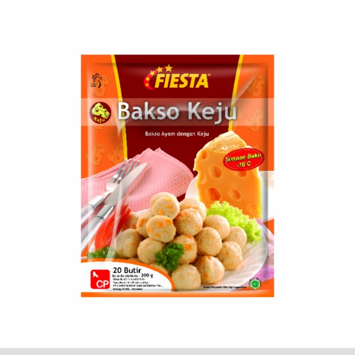 

Fiesta Baso Keju Frozen - Isi 20 Butir