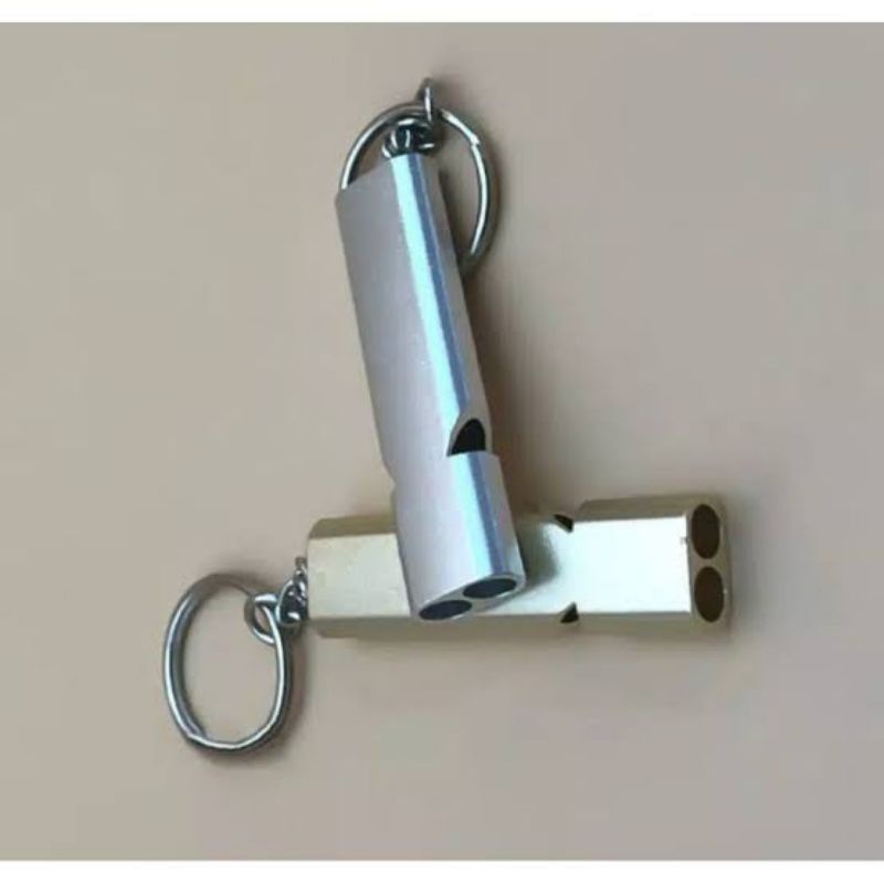 PELUIT ULTRASONIC MELATIH BURUNG | GANTUNGAN KUNCI PELUIT SURVIVAL EMERGENCY WHISTLE KEYCHAIN |