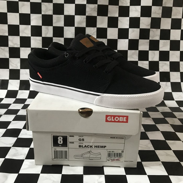 Sepatu Globe GS Black Hemp Original