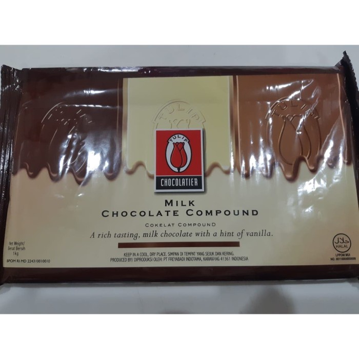 

Ht662D Coklat Tulip Milk Chocolate Compound 1 Kg Ht5H